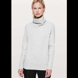 Lululemon High Lines Pullover Heathered Core Ultra Light Grey